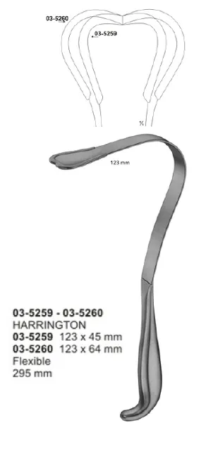 Retractors, Lungs Spatulas